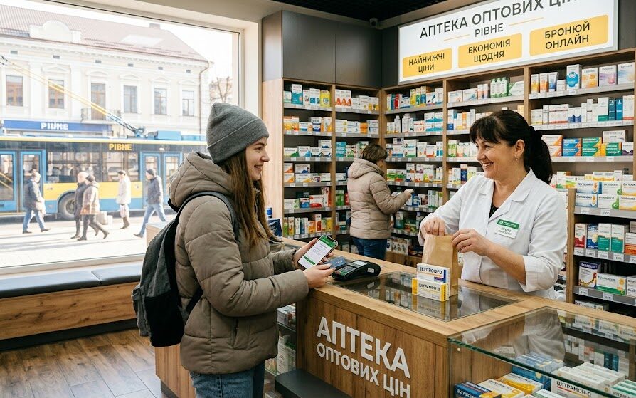Аптека оптових цін рівне: як купувати ліки вигідно