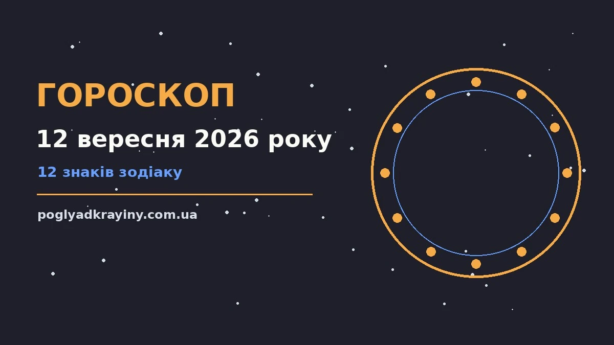 Зоряна карта суботи 12 вересня 2026 року на тлі нічного неба, що символізує пошук кар'єрних і фінансових можливостей