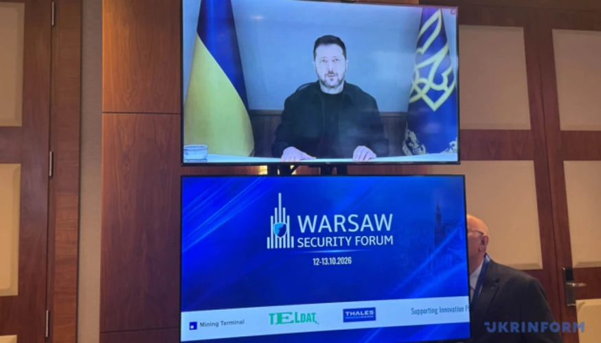 Зеленський на Варшавському форумі озвучив ключові умови перемир’я з РФ та роль Трампа
